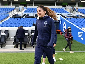 Brighton And Hove Albion Women V Arsenal Women 2018-19 Prints: Danielle van de Donk: Arsenal's Warrior Ready for Battle against Brighton & Hove Albion