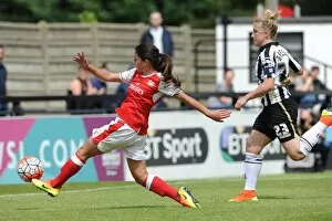 Danielle van de Donk scores Arsenals 1st goal. Arsenal Ladies 2:0 Notts County