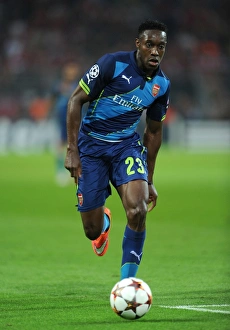Borussia Dortmund V Arsenal 2014-15 Prints: Danny Welbeck in Action: Arsenal vs. Borussia Dortmund, UEFA Champions League (2014-15)