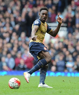West Ham United V Arsenal 2015-16 Prints: Danny Welbeck in Action: Arsenal vs. West Ham United, Premier League 2015-16