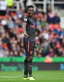 Danny Welbeck in Action: Arsenal vs. Stoke City, Premier League 2017-18