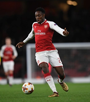 Arsenal V BATE Borisov 2017-18 Prints: Danny Welbeck in Action: Arsenal vs. BATE Borisov, UEFA Europa League 2017-18