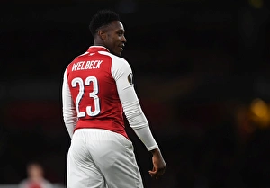 Arsenal V BATE Borisov 2017-18 Prints: Danny Welbeck in Action: Arsenal vs. BATE Borisov, UEFA Europa League 2017-18