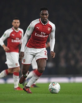 Arsenal V West Ham United - Carabao Cup 2017-18 Prints: Danny Welbeck in Action: Arsenal vs. West Ham United - Carabao Cup Quarterfinals