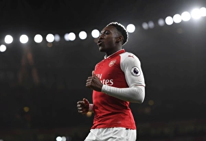 Arsenal V Chelsea 2017-18 Prints: Danny Welbeck in Action: Arsenal vs. Chelsea, Premier League 2017-18