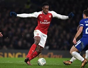 Chelsea v Arsenal - Carabao Cup 1/2 final 1st leg 2017-18 Collection: Danny Welbeck in Action: Arsenal vs. Chelsea - Carabao Cup Semi-Final First Leg