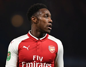 Chelsea V Arsenal - Carabao Cup 1/2 Final 1st Leg 2017-18 Prints: Danny Welbeck in Action: Arsenal vs. Chelsea - Carabao Cup Semi-final Showdown