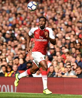 Arsenal V AFC Bournemouth 2017-18 Prints: Danny Welbeck in Action: Arsenal vs AFC Bournemouth, Premier League 2017-18