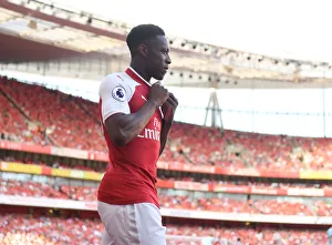 Danny Welbeck in Action: Arsenal vs Burnley, Premier League 2017-18