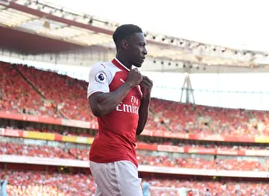 Arsenal V Burnley 2017-18 Prints: Danny Welbeck in Action: Arsenal vs Burnley, Premier League 2017-18