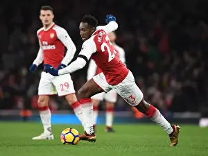 Arsenal V Huddersfield Town 2017-18 Prints: Danny Welbeck in Action: Arsenal vs Huddersfield Town, Premier League 2017-18