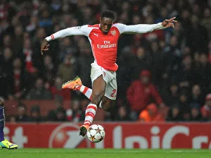 Arsenal V Anderlecht 2014/15 Prints: Danny Welbeck in Action: Arsenal vs RSC Anderlecht, UEFA Champions League, 2014