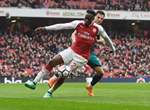 Arsenal V Southampton 2017-18 Prints: Danny Welbeck in Action: Arsenal vs Southampton, Premier League 2017-18