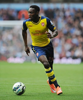 Aston Villa V Arsenal 2014-15 Prints: Danny Welbeck in Action: Aston Villa vs. Arsenal, Premier League 2014-15