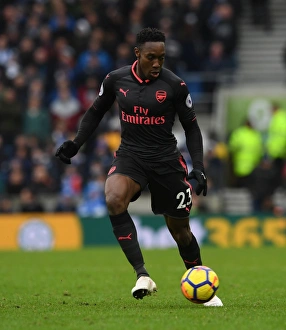 Brighton And Hove Albion V Arsenal 2017-18 Prints: Danny Welbeck in Action: Brighton & Hove Albion vs. Arsenal, Premier League 2017-18
