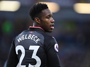 Burnley V Arsenal 2017-18 Prints: Danny Welbeck in Action: Burnley vs Arsenal, Premier League 2017-18