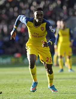 Images Dated 21st February 2015: Danny Welbeck in Action: Crystal Palace vs Arsenal, Premier League 2014-15