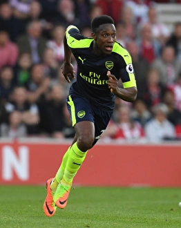 Southampton V Arsenal 2016-17 Prints: Danny Welbeck in Action: Southampton vs. Arsenal, Premier League 2016-17
