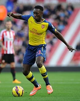 Images Dated 25th October 2014: Danny Welbeck in Action: Sunderland vs. Arsenal, Premier League 2014/15