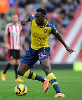 Images Dated 25th October 2014: Danny Welbeck in Action: Sunderland vs Arsenal, Premier League 2014/15
