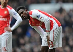 Images Dated 7th February 2015: Danny Welbeck in Action: Tottenham vs. Arsenal, Premier League 2014-15