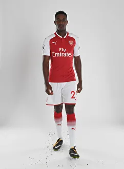 Arsenal 1st Team Photocall 2017-18 Prints: Danny Welbeck at Arsenal 2017-18 Team Photocall