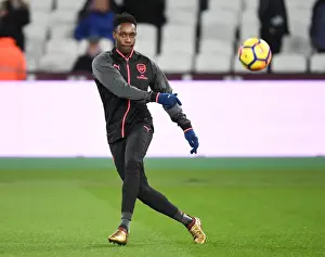 West Ham United V Arsenal 2017-18 Prints: Danny Welbeck: Arsenal Forward Ready for West Ham Clash (2017-18 Premier League)
