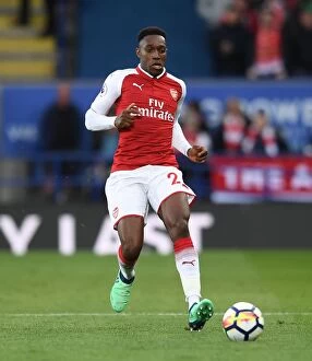 Leicester City v Arsenal 2017-18 Collection: Danny Welbeck (Arsenal). Leciester City 3: 1 Arsenal. Premier League. King Power Stadium