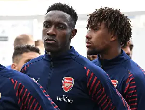 Fulham V Arsenal 2018-19 Prints: Danny Welbeck: Arsenal's Readiness at Craven Cottage - Fulham vs Arsenal