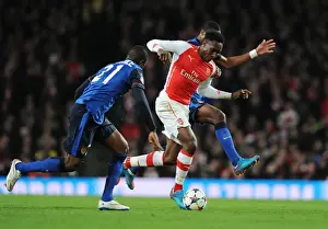 Danny Welbeck Dashes Past Elderson and Nabil Dirar in Arsenal's UEFA Champions League Clash with Monaco