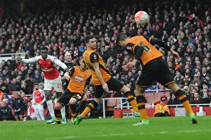 Arsenal V Hull City - FA Cup 2015-16 Prints: Danny Welbeck Fires for Arsenal in FA Cup Clash against Hull City