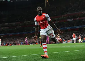 Arsenal V Galatasaray 2014/15 Champions League Prints: Danny Welbeck Hat-Trick: Arsenal Crush Galatasaray in Champions League
