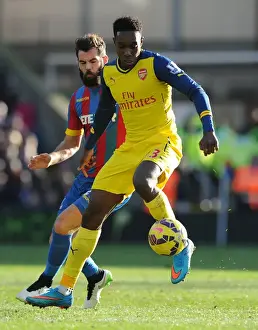 Crystal Palace V Arsenal 2014-15 Prints: Danny Welbeck Outmaneuvers Joe Ledley: A Moment of Skill from Arsenal's Victory over Crystal Palace