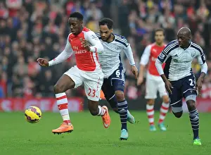 West Bromwich Albion V Arsenal 2014/15 Prints: Danny Welbeck Outmaneuvers Joleon Lescott: A Premier League Masterclass Moment (2014/15)