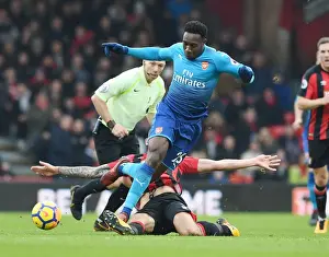 AFC Bournemouth V Arsenal 2017-18 Prints: Danny Welbeck Outsmarts Steve Cook: A Premier League Moment (Arsenal vs)