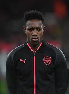Arsenal V BATE Borisov 2017-18 Prints: Danny Welbeck Readies for Arsenal's Europa League Clash Against BATE Borisov