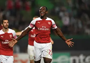 Sporting Lisbon V Arsenal 2018-19 Prints: Danny Welbeck Scores for Arsenal in Europa League Clash Against Sporting CP