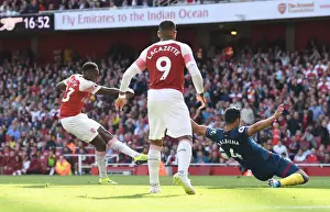 Arsenal V West Ham United 2018-19 Prints: Danny Welbeck Scores Arsenal's Third Goal Against West Ham United (2018-19)