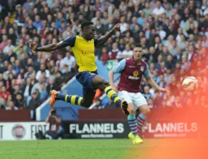 Aston Villa V Arsenal 2014-15 Prints: Danny Welbeck Scores Arsenal's Second Goal: Aston Villa vs Arsenal