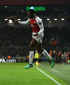CSKA Moscow V Arsenal 2017-18 Prints: Danny Welbeck Scores First Goal: Arsenal's Europa League Triumph Over CSKA Moscow (April 2018)