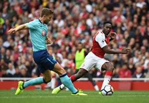 Arsenal v AFC Bournemouth 2017-18 Collection: Danny Welbeck Scores His Second Goal: Arsenal's 3rd Against Bournemouth in 2017-18 Premier League