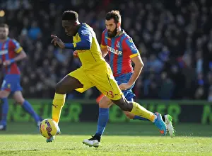 Danny Welbeck Surges Past Joe Ledley: Arsenal's Thrilling Moment vs Crystal Palace (2014-15)
