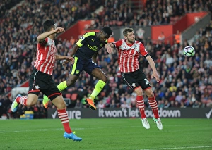Danny Welbeck vs Jack Stephens: Heading Battle at Southampton's St Marys Stadium - Premier League 2016-17