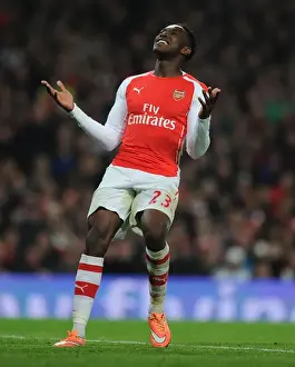 Arsenal V Manchester United 2014-15 Prints: Danny Welbeck vs Manchester United: Arsenal Premier League Clash 2014-15