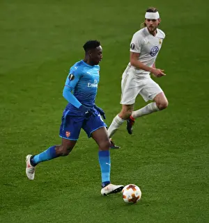Arsenal V Östersunds FK 2017-18 Prints: Danny Welbeck vs. Tom Pettersson: A Europa League Showdown