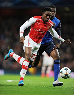 Danny Welbeck's Brilliant Outmaneuver of Wallace: Arsenal's Thrilling Champions League Victory over Monaco (February 2015)