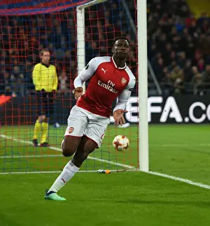 CSKA Moscow V Arsenal 2017-18 Prints: Danny Welbeck's Europa League Goal: Arsenal's Triumph over CSKA Moscow (April 2018)