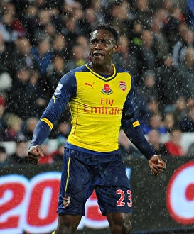 Danny Welbeck's Goal Celebration: Swansea vs. Arsenal, Premier League 2014-15