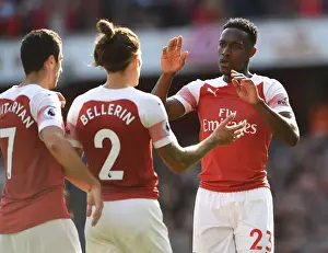 Arsenal V West Ham United 2018-19 Prints: Danny Welbeck's Hat-Trick: Arsenal's Thrilling Victory Over West Ham United in the 2018-19 Premier League