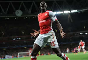 Arsenal V Galatasaray 2014/15 Champions League Prints: Danny Welbeck's Hat-Trick: Arsenal's Triumph Over Galatasaray in the 2014 Champions League